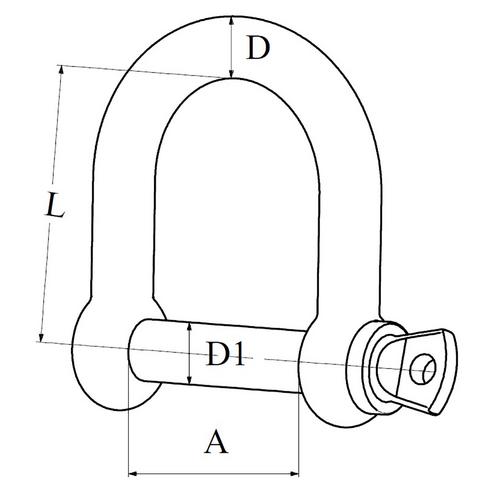 SCHACKEL SMIDD BRED 8X28X36MM